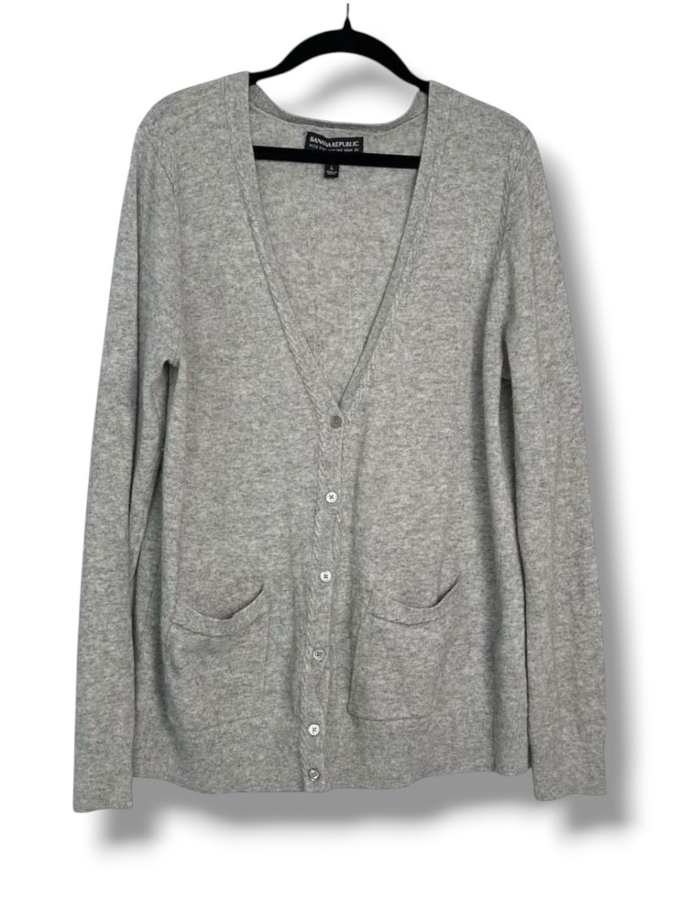 Banana Republic Filpucci Italian Merino Wool Cashmere Knit Blnd Cardigan Sweater